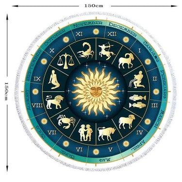 Mystical Astrology Printed Blanket-Your Soul Place